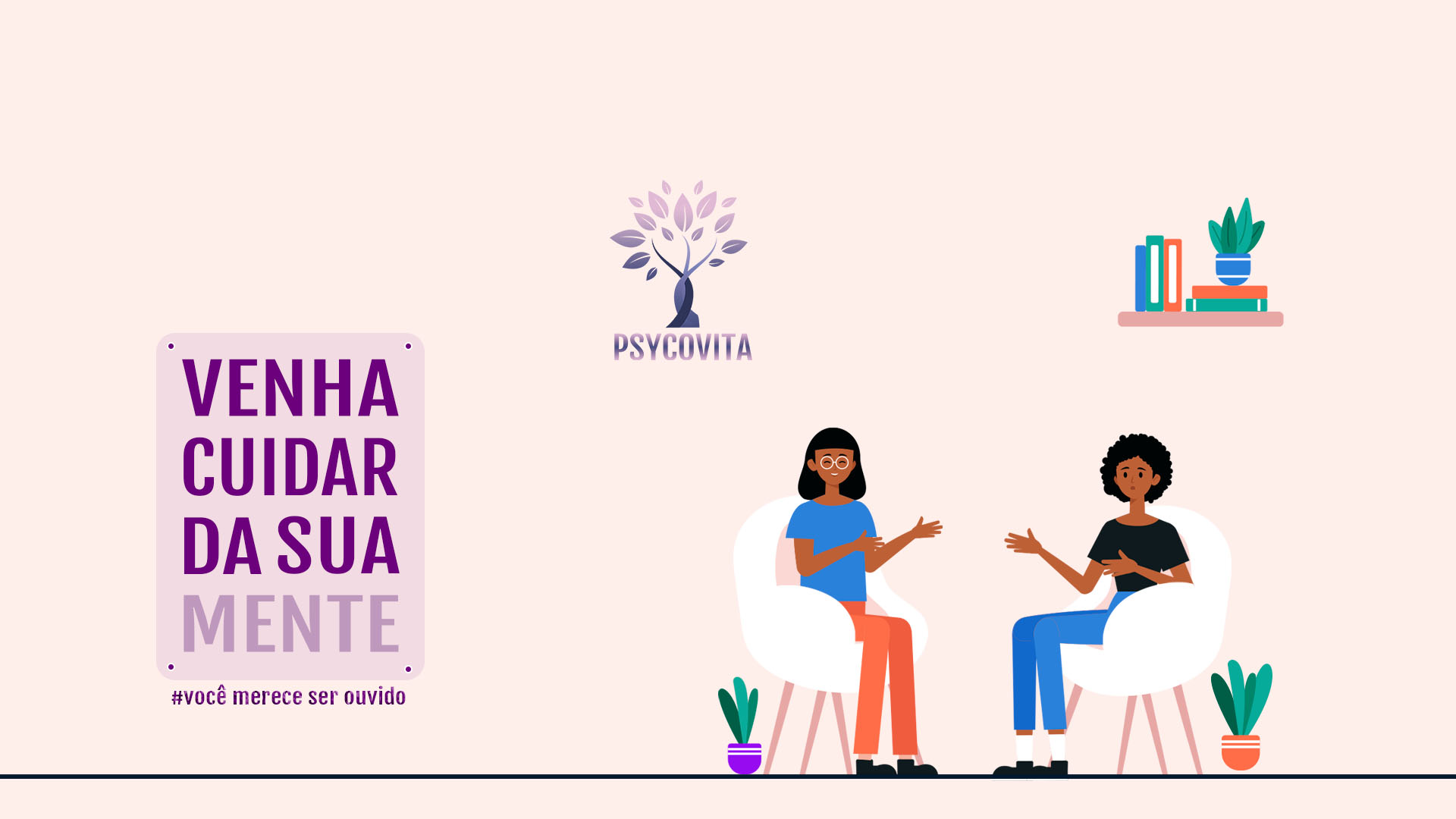 Venha cuidar da sua mente
